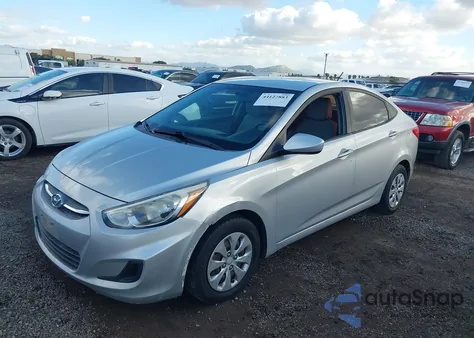 2016 Hyundai Accent Se z USA, uszkodzony, nr VIN KMHCT4AE7GU161952
